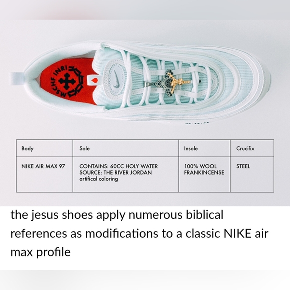 MSCHF X INRI X Nike Air Max 97 Walk On Water *NWT* - Picture 9 of 15